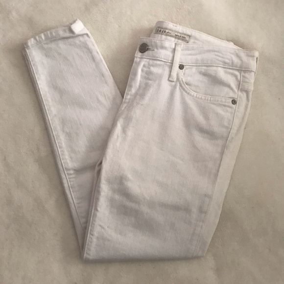 Joie Denim - Joie White Skinny Crop Ankle Jeans